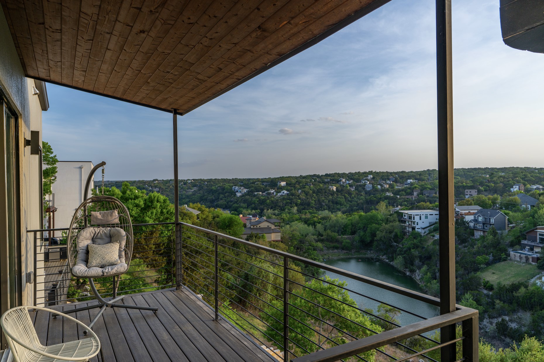 3138 Chisholm Trail Austin, TX 78734 - Photo 24 of 40 a view of balcony with furniture