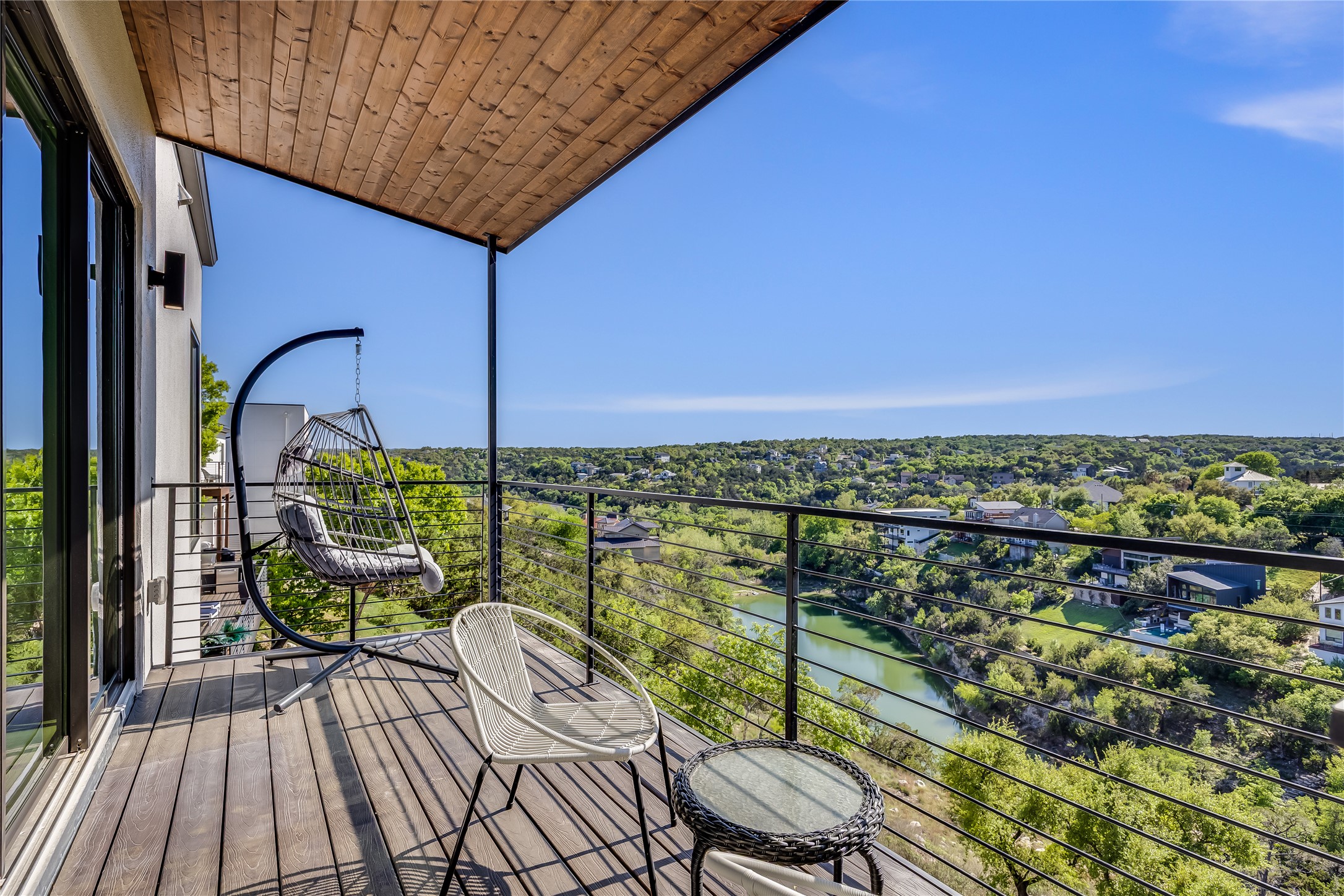 3138 Chisholm Trail Austin, TX 78734 - Photo 28 of 40 a view of balcony with furniture