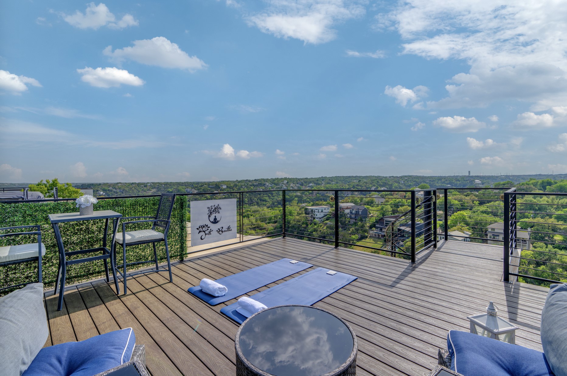 3138 Chisholm Trail Austin, TX 78734 - Photo 33 of 40 a view of a patio with wooden floor