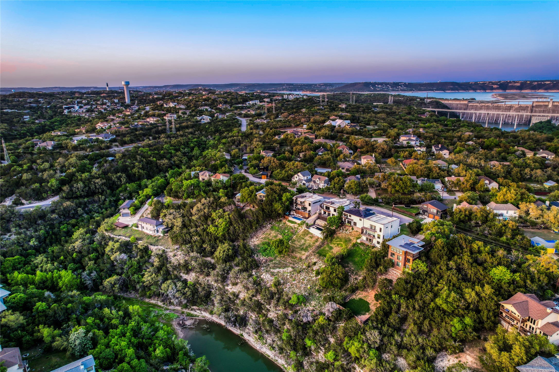 3138 Chisholm Trail Austin, TX 78734 - Photo 35 of 40 an aerial view of a city