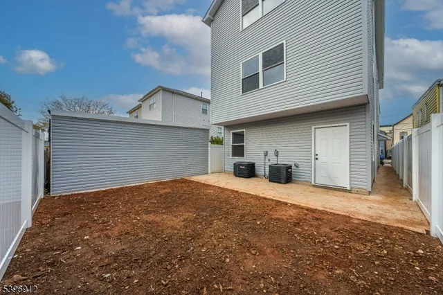 a backyard of a house