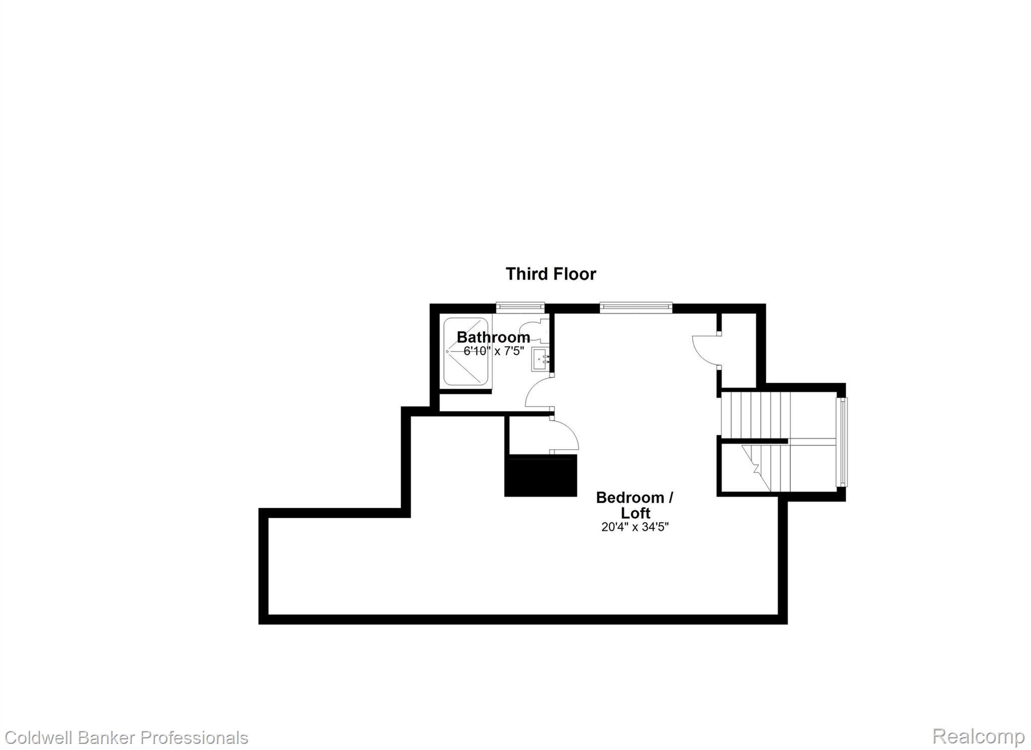 25 Hampton Road Grosse Pointe, MI 48236 - Photo 45 of 45 25 Hampton, GPS - Floor 3.jpg
