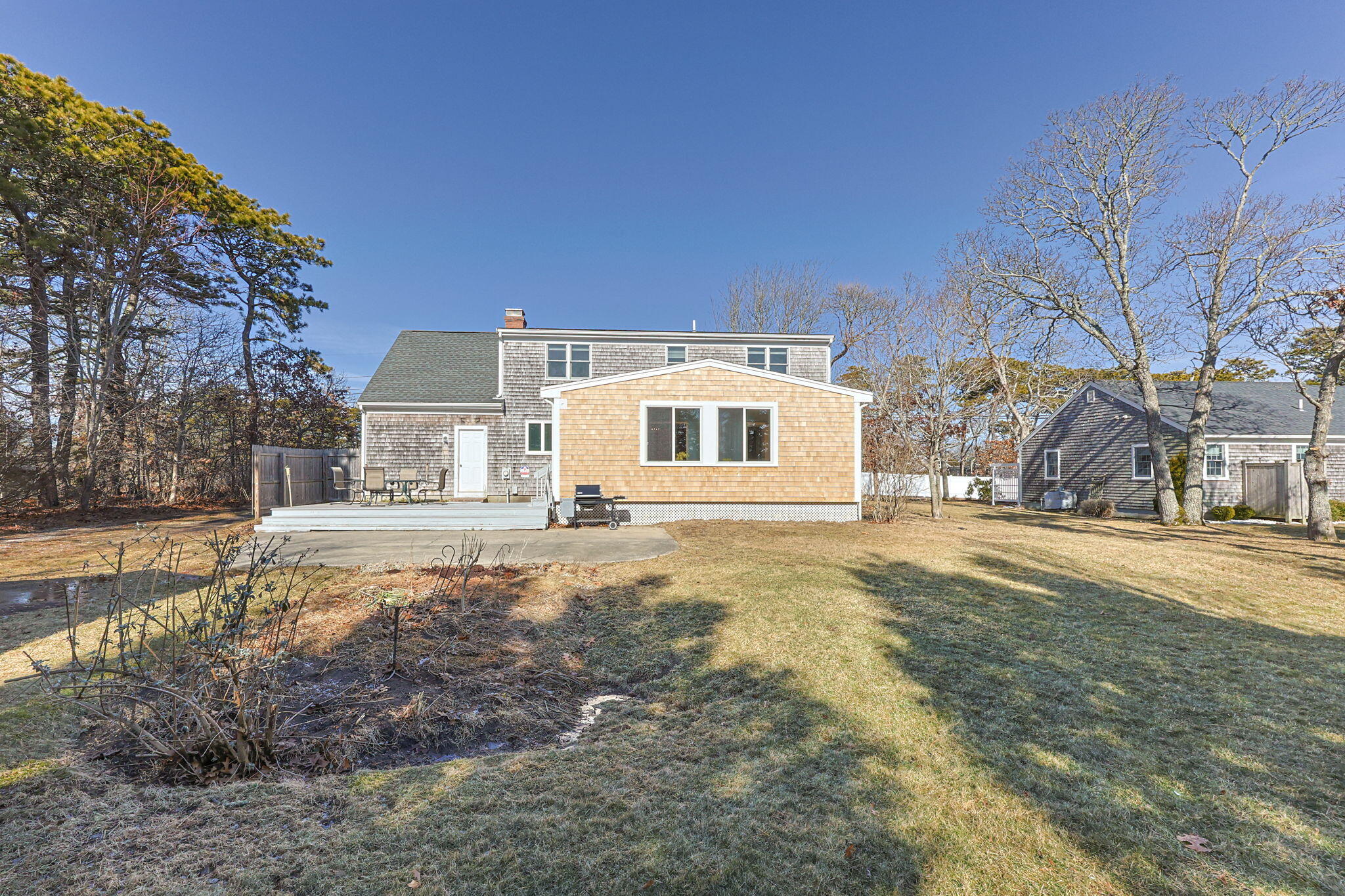 84 Middle Road South Chatham, MA 02659 - Photo 42 of 48 a view of a house with snow on the road