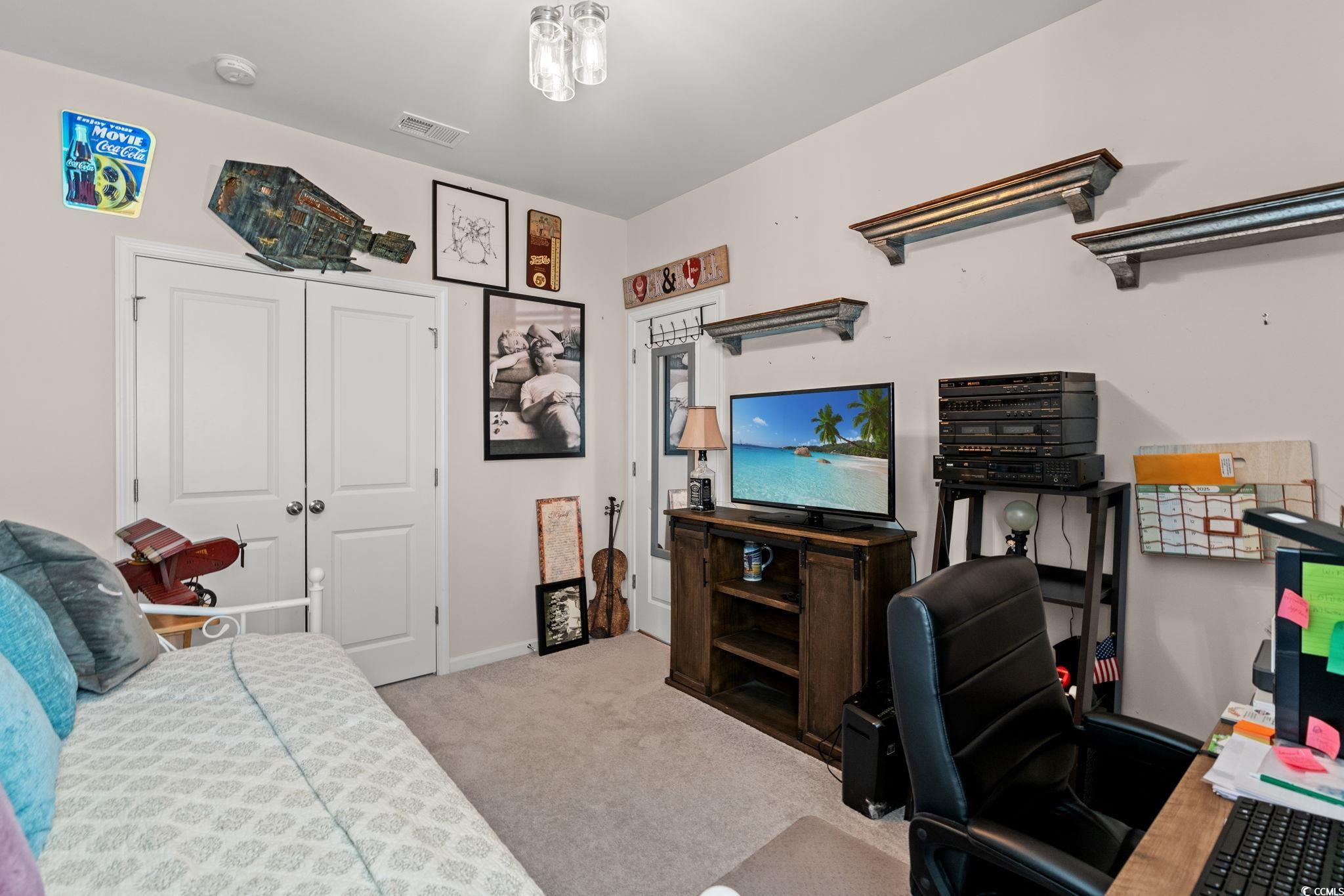 155 Marsh Deer Place Surfside Beach, SC 29575 - Photo 19 of 35 Carpeted office featuring visible vents and baseboards