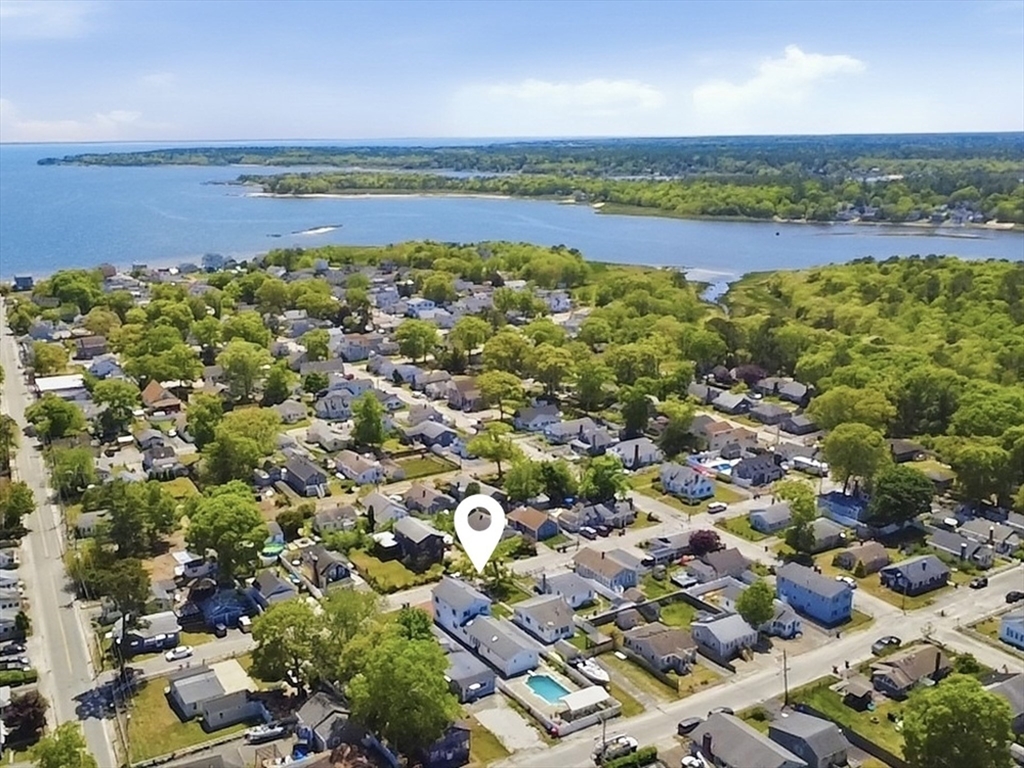 7 Swift Avenue Wareham, MA 02571 - Photo 38 of 42 an aerial view of a city with a lake view