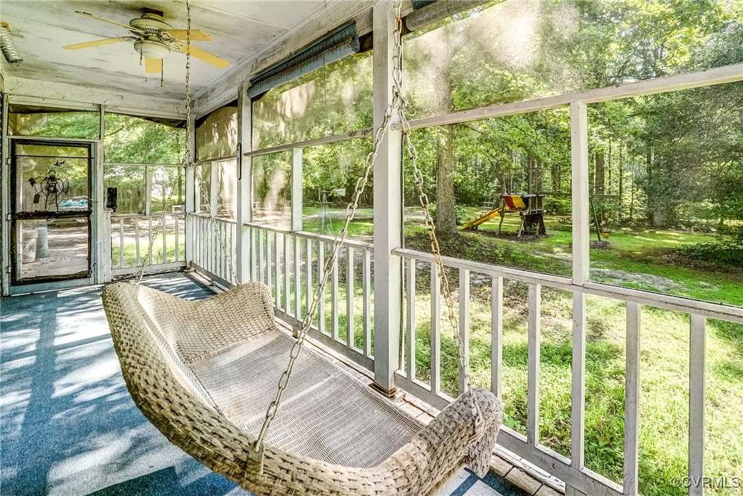 13800 Cross County Road Mineral, VA 23117 - Photo 32 of 47 a living room with large trees and furniture