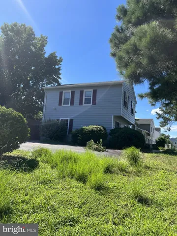 a view of a house with a yard and plants