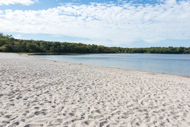 a view of lake and mountain