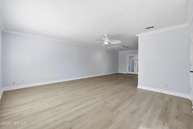 wooden floor in an empty room