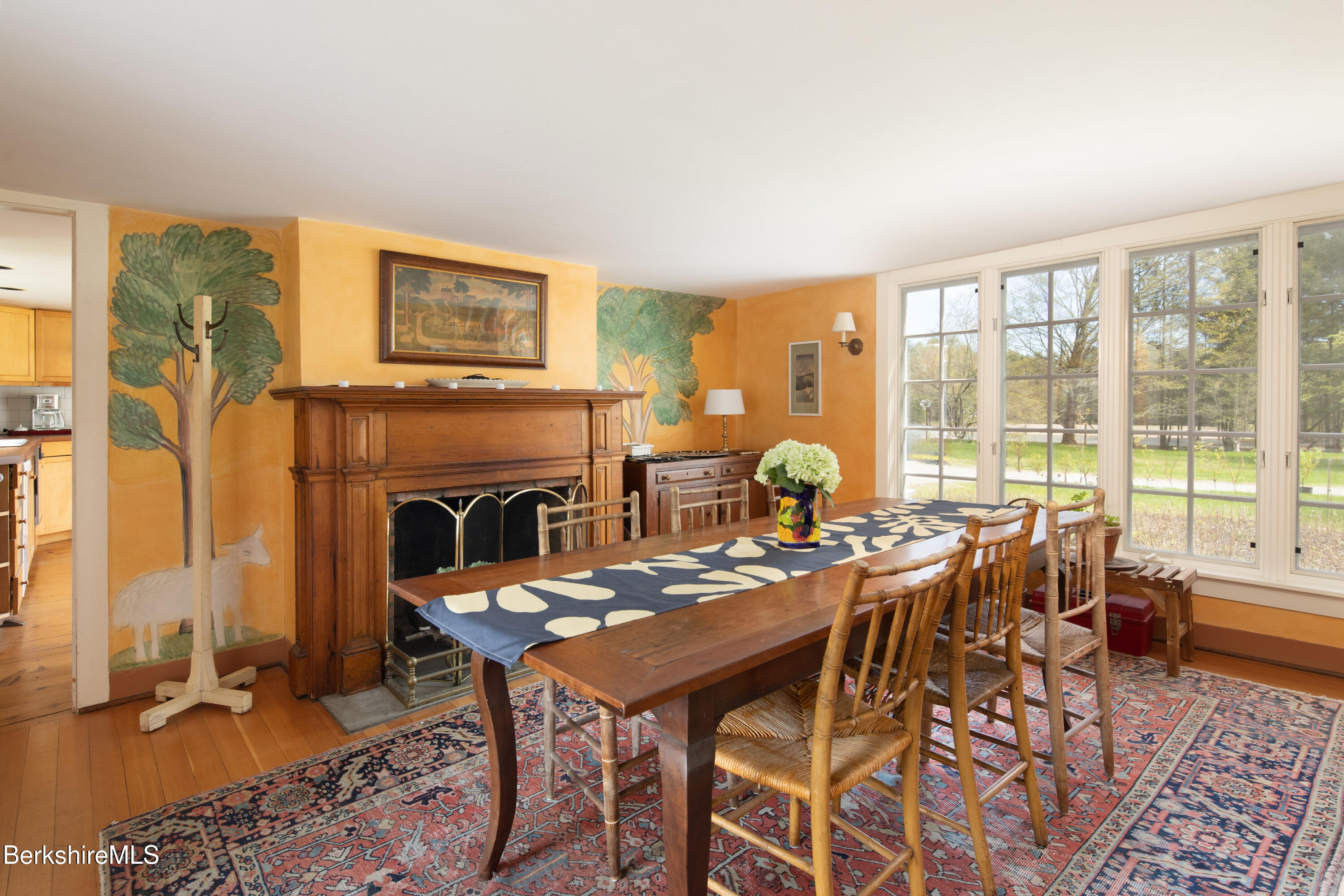 1430 Salisbury Road Sheffield, MA 01257 - Photo 5 of 29 a view of a livingroom with furniture and a fireplace