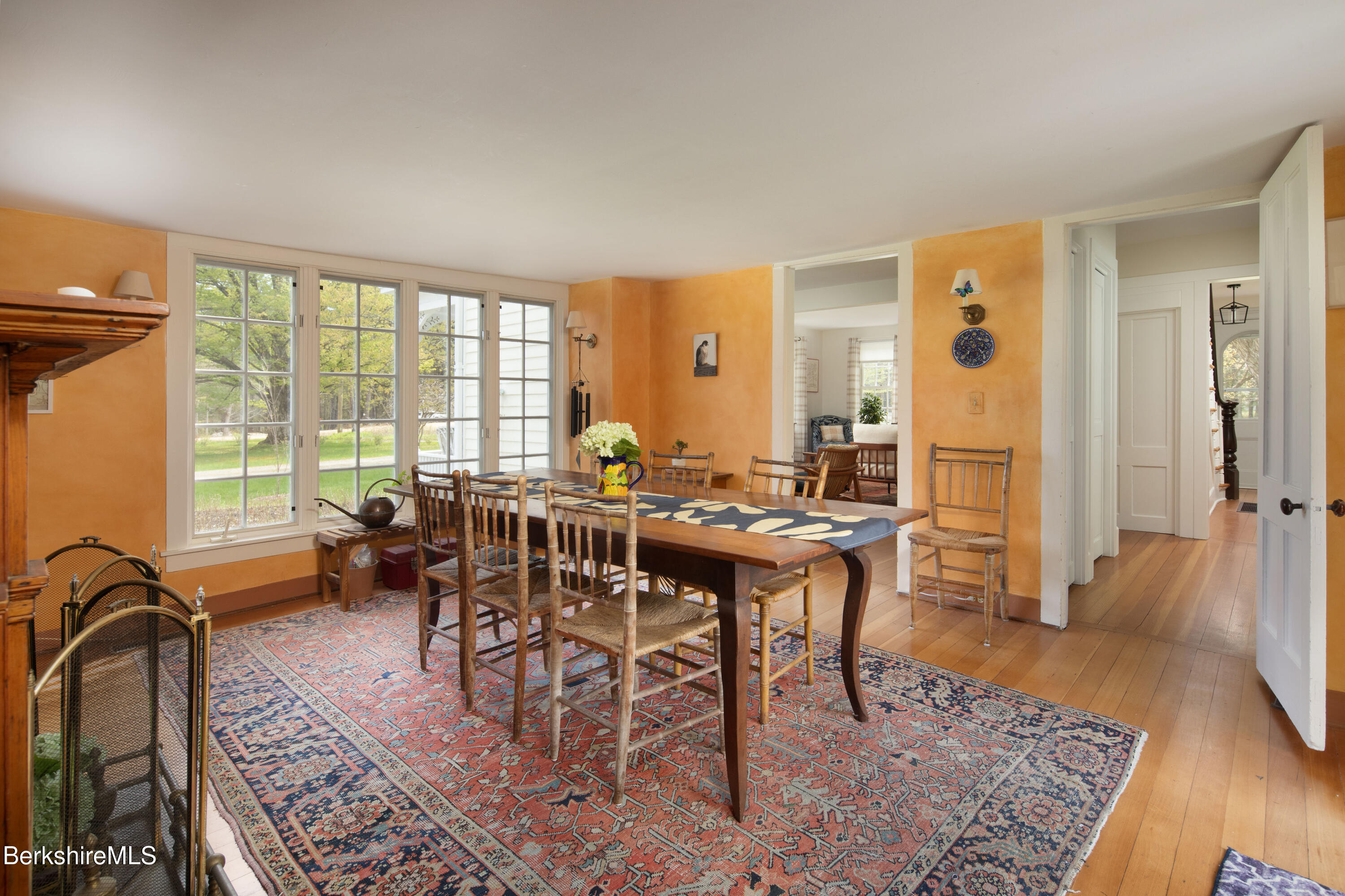 1430 Salisbury Road Sheffield, MA 01257 - Photo 6 of 29 a view of a a dining room with furniture window and wooden floor