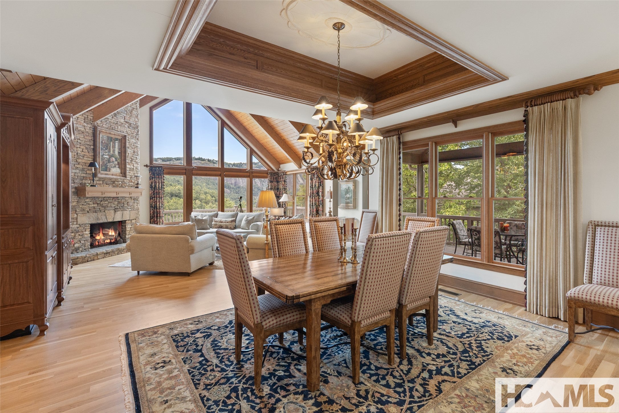 2130 Falcon Ridge Highlands, NC 28741 - Photo 38 of 94 Inviting and Elegant Formal Dining Area