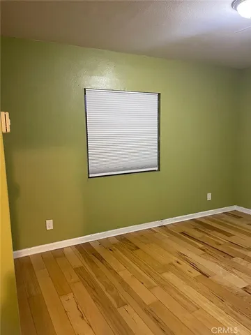 a view of a hallway to a room