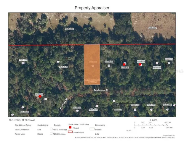 $3,500 | 120 Coldbrook Street, Georgetown, FL 32139