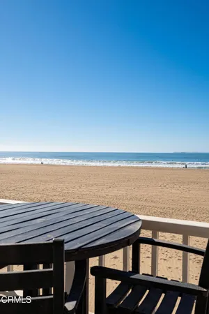 a view of an ocean from a balcony