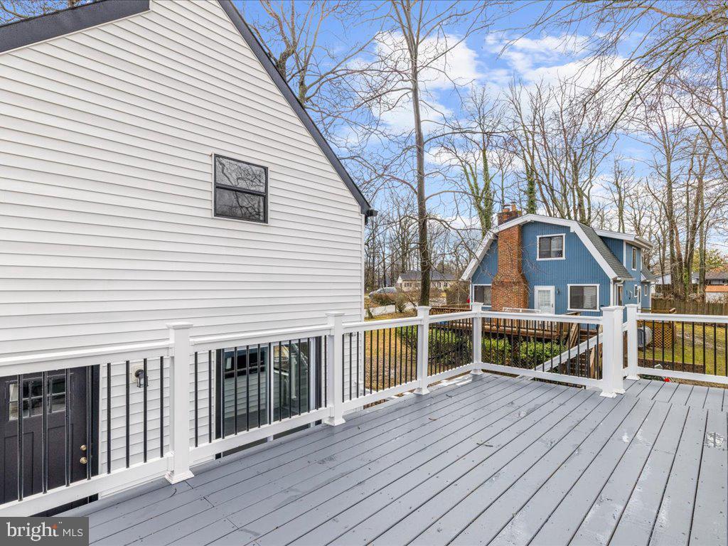 1412 Ellis Road Annapolis, MD 21403 - Photo 29 of 44 Spacious deck with serene views.