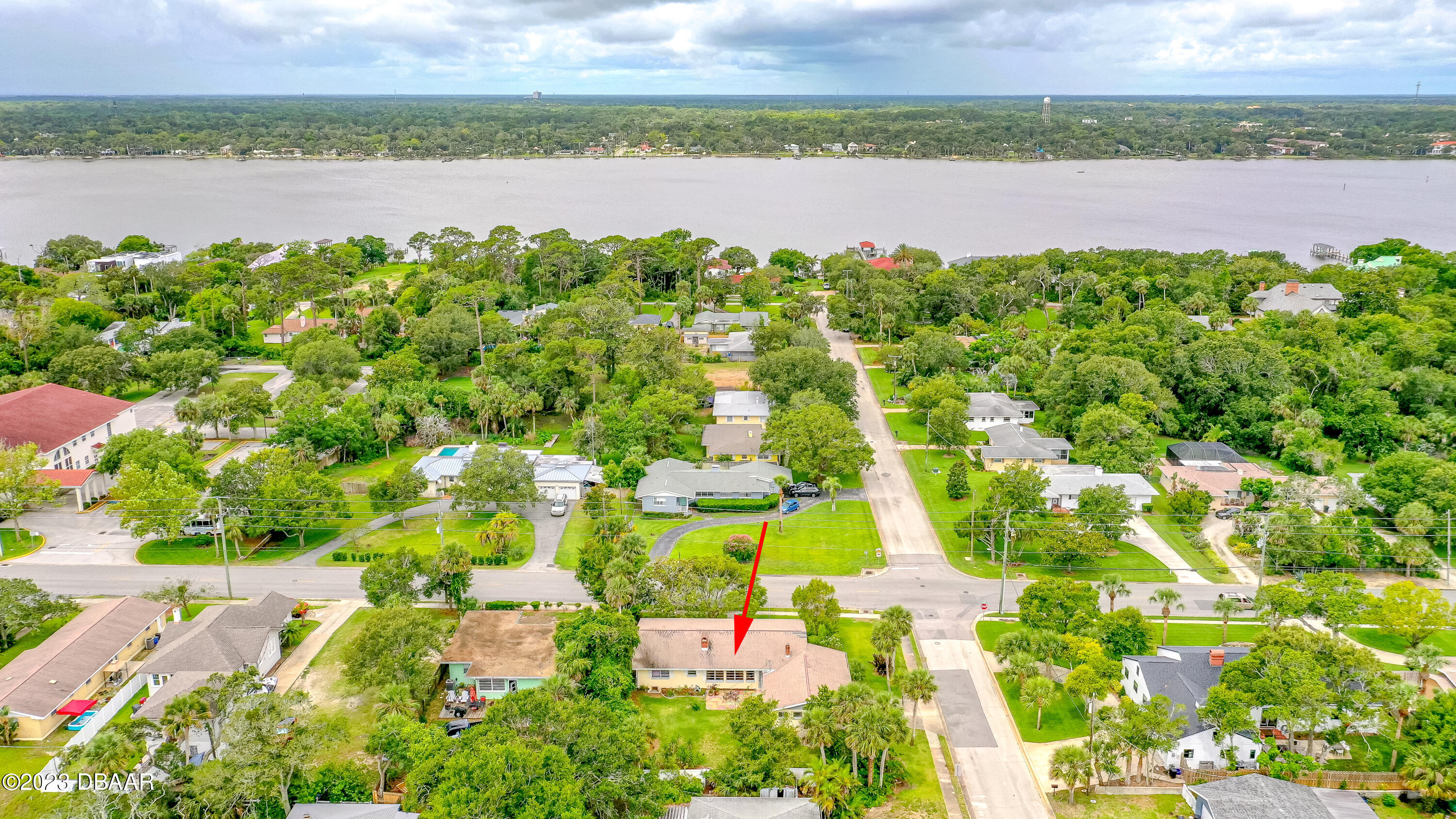 267 South Halifax Drive Ormond Beach, FL 32176 - Photo 45 of 47 a view of lake with green space