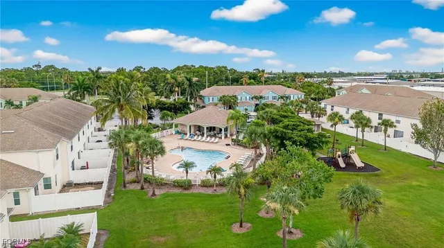 a view of a city with tall buildings