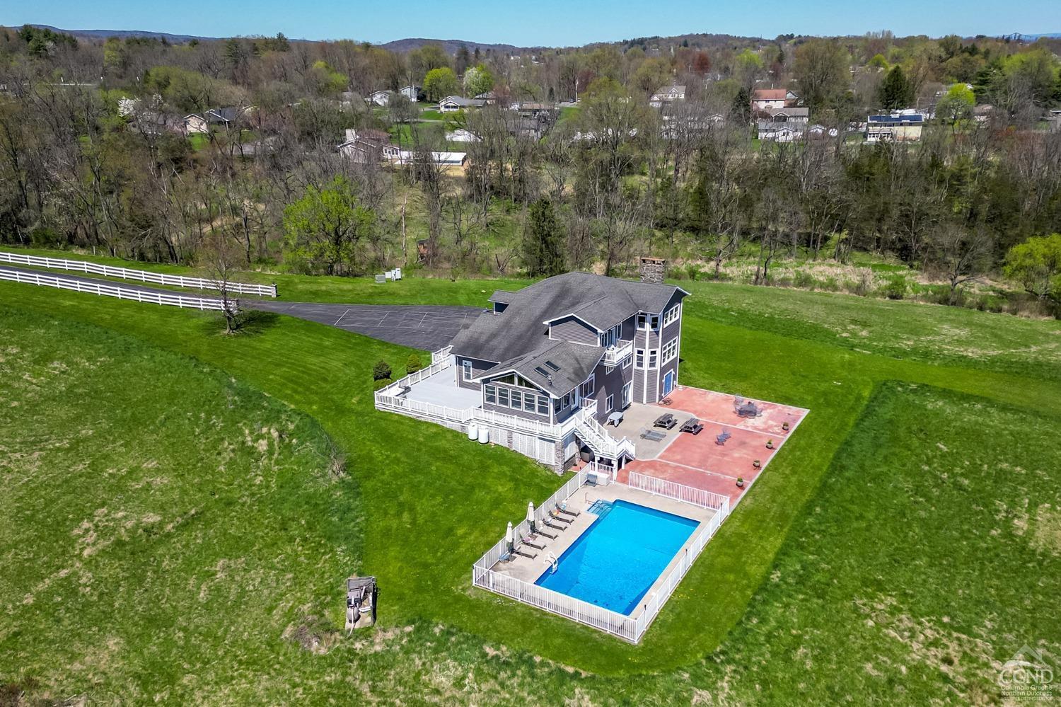 742 Embought Road Catskill, NY 12414 - Photo 24 of 32 an aerial view of residential house with outdoor space and trees
