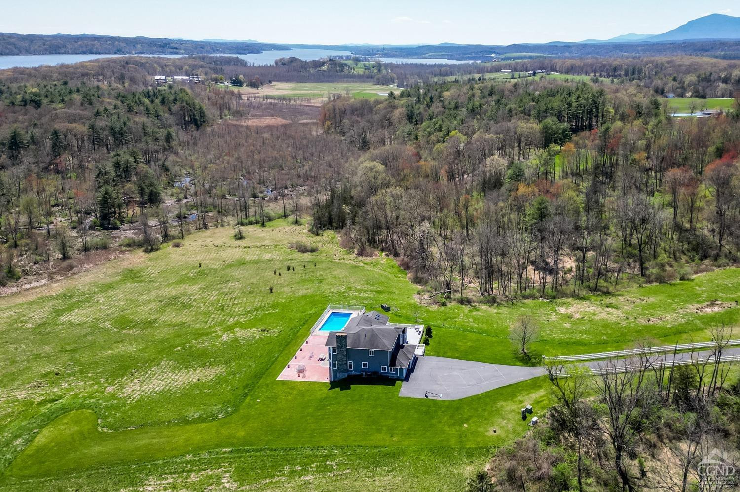 742 Embought Road Catskill, NY 12414 - Photo 31 of 32 an aerial view of a house with a yard