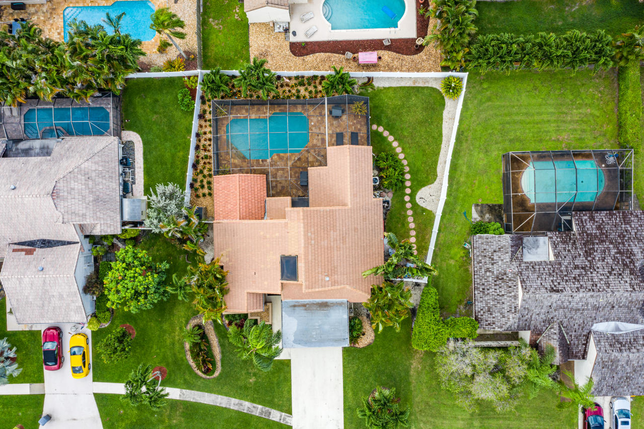 22313 Ensenada Way Boca Raton, FL 33433 - Photo 44 of 44 an aerial view of a house with a yard basket ball court and outdoor seating