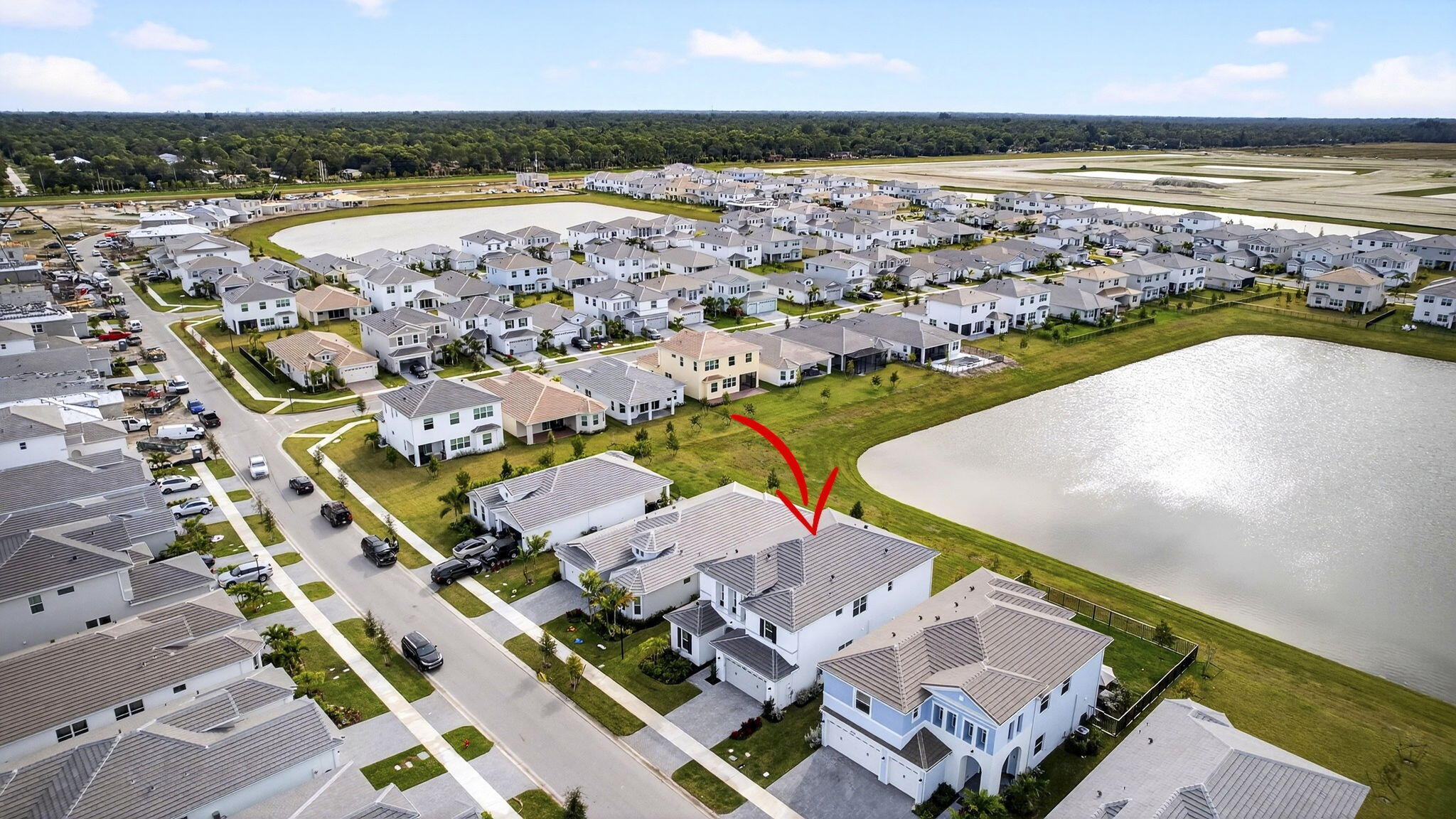 14052 Spruce Pne Drive Loxahatchee, FL 33470 - Photo 45 of 59 an aerial view of residential houses with outdoor space