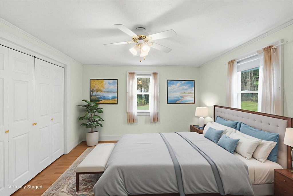 58 Colburn Road Charlton, MA 01507 - Photo 19 of 34 a bedroom with a large bed and a window