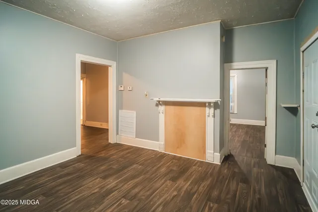 wooden floor in an empty room