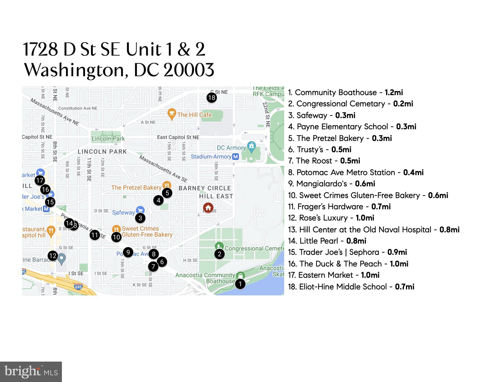 1728 D Street Southeast, Unit 1 Washington, DC 20003 - Photo 26 of 36 Gallery Image 26