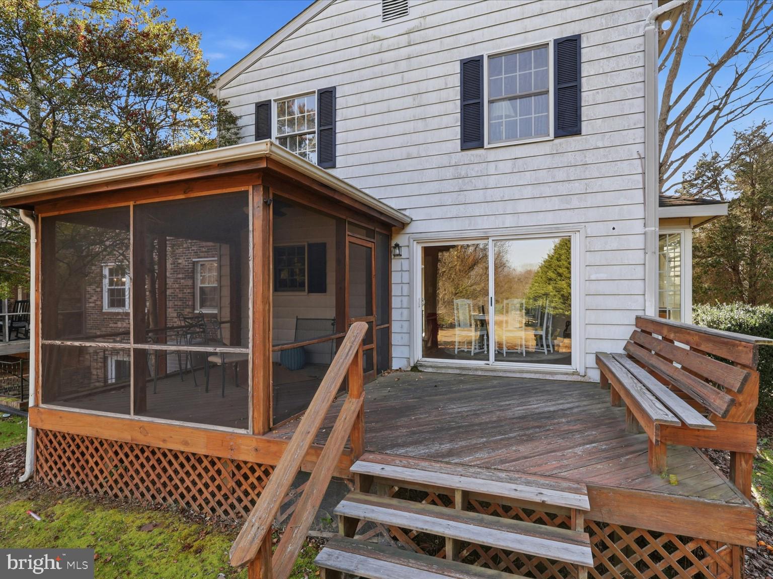 11130 Chapel Road Fairfax Station, VA 22039 - Photo 11 of 55 a view of a roof deck with wooden floor and fence