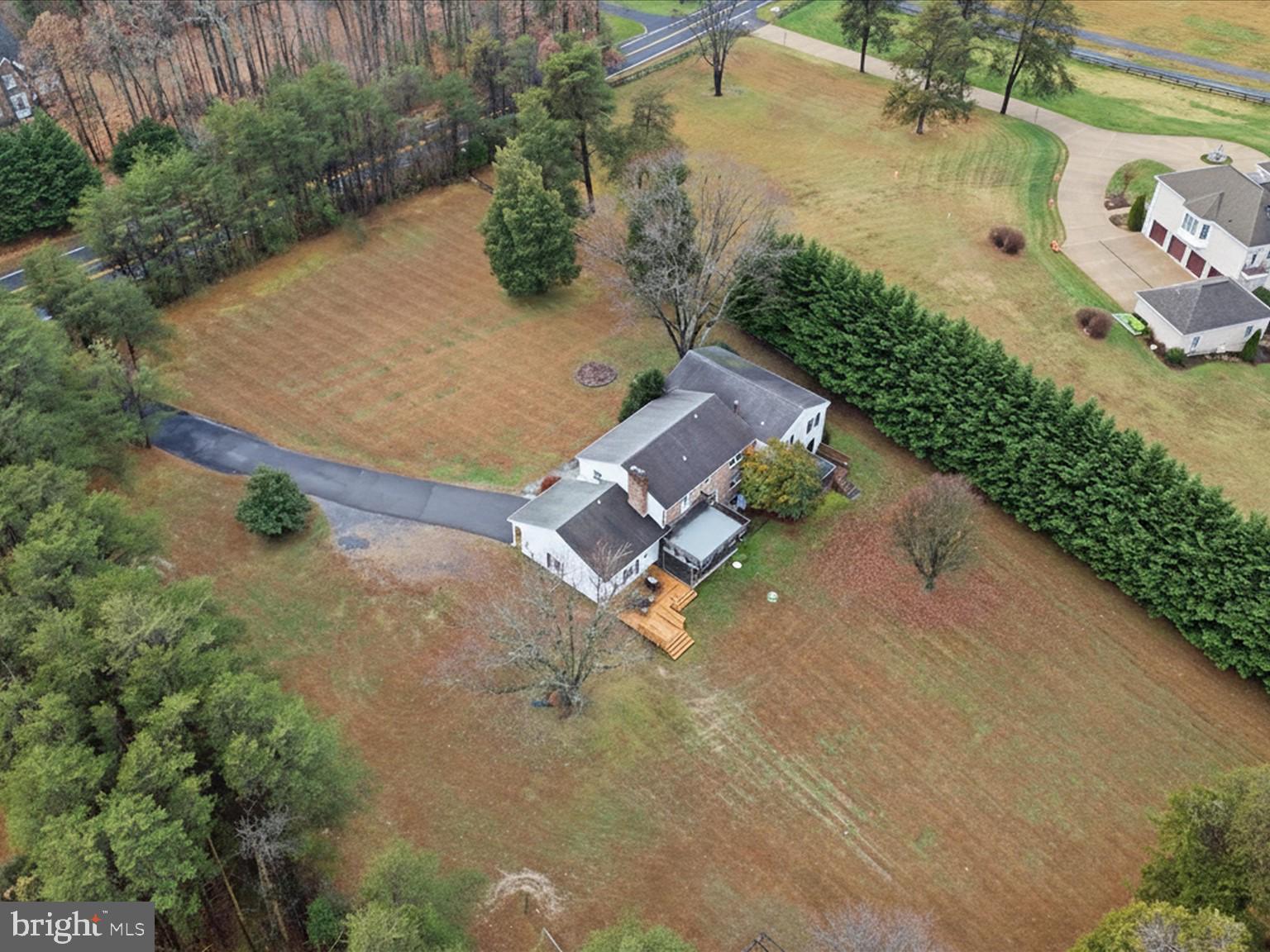 11130 Chapel Road Fairfax Station, VA 22039 - Photo 27 of 55 an aerial view of a house with a yard