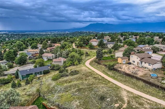 a view of a city with ocean