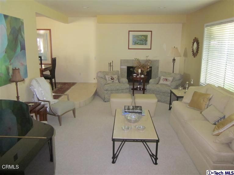 2716 Ridgepine Drive La Crescenta, CA 91214 - Photo 4 of 40 a living room with furniture and a wooden floor
