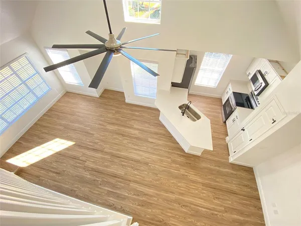 a view of a living room