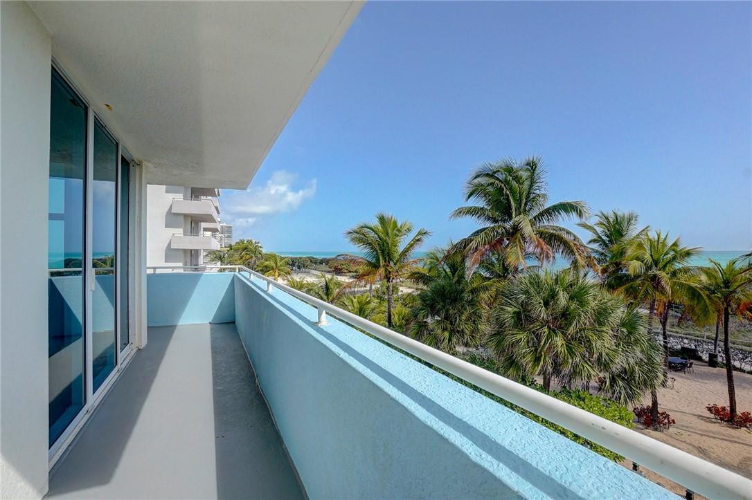 9201 Collins Avenue, Unit 326 Surfside, FL 33154 - Photo 28 of 41 a view of balcony with a potted plant