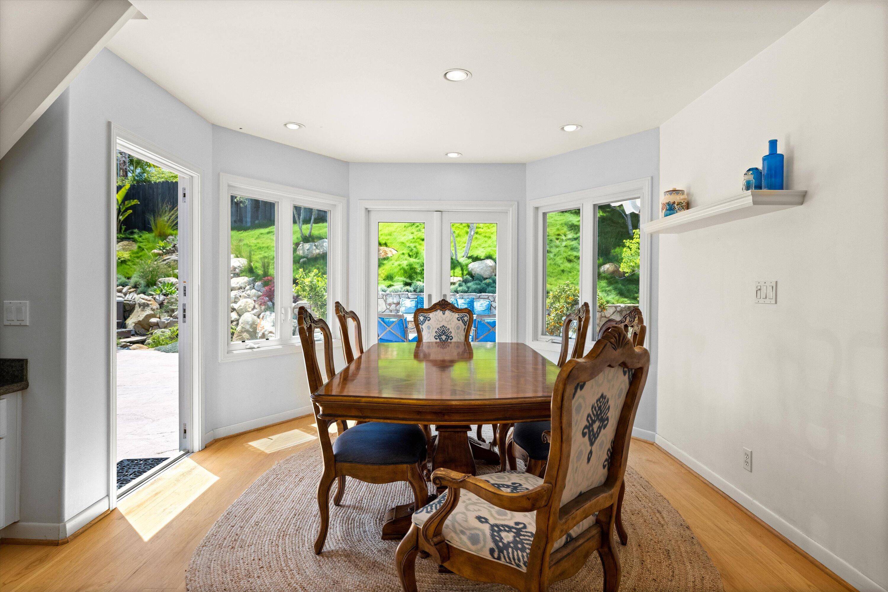 927 Randolph Road Santa Barbara, CA 93111 - Photo 9 of 25 a view of a dining room with furniture window and outside view