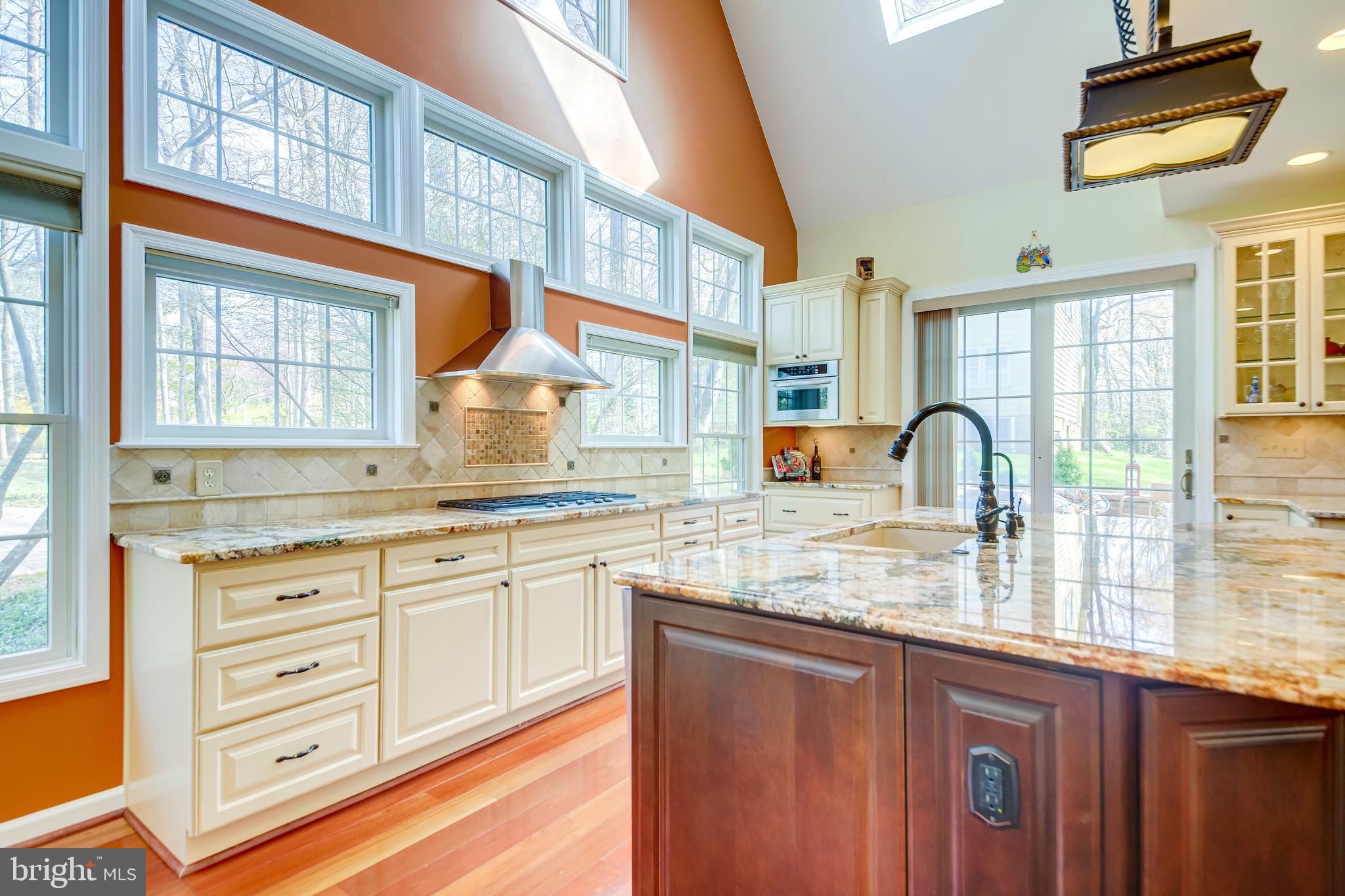 11019 Ring Road Reston, VA 20190 - Photo 16 of 62 Gourmet Kitchen with a wall of windows!