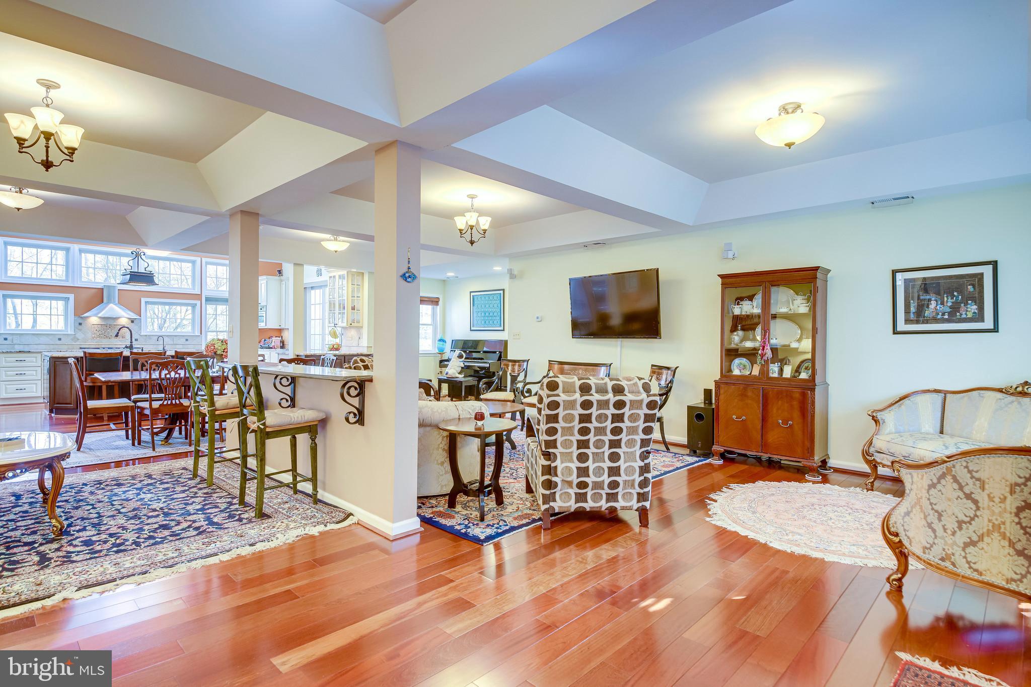 Gorgeous Brazilian cherry wideplank hardwood floor