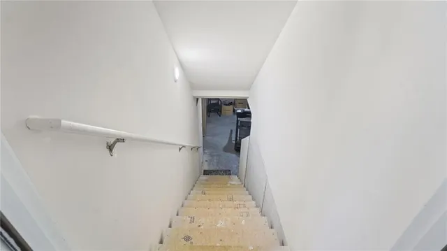 a view of a hallway view with hallway