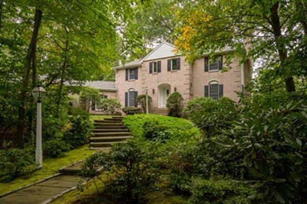 75 Old Farm Road Wellesley, MA 02481 - Photo 1 of 28 a front view of a house with a yard