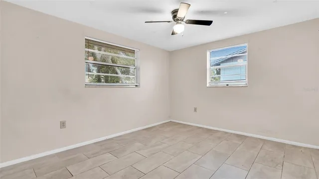 a view of an empty room