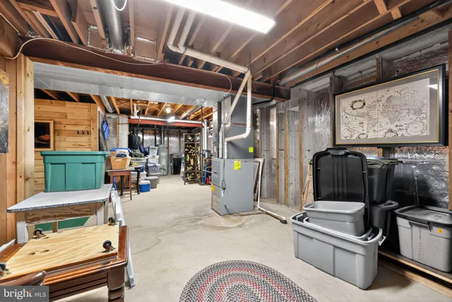 a view of a storage with an outdoor space