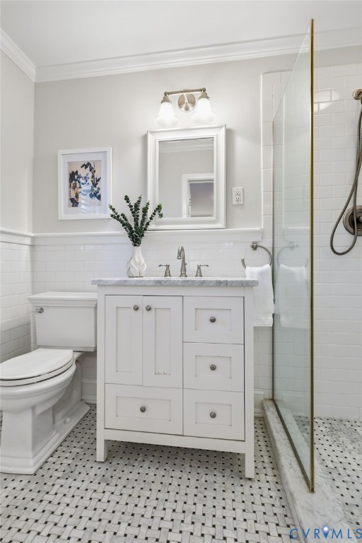 8810 Wishart Road Henrico, VA 23229 - Photo 29 of 49 The primary bathroom has a walk-in tile shower wit