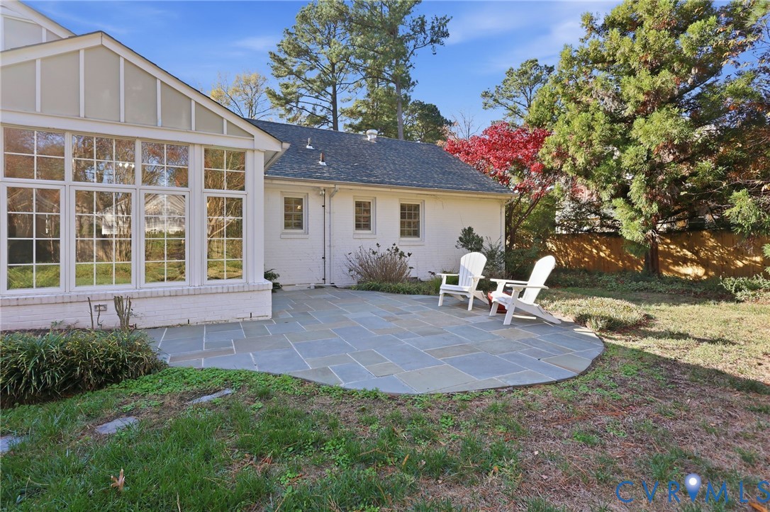8810 Wishart Road Henrico, VA 23229 - Photo 41 of 49 View of the patio and sunroom.