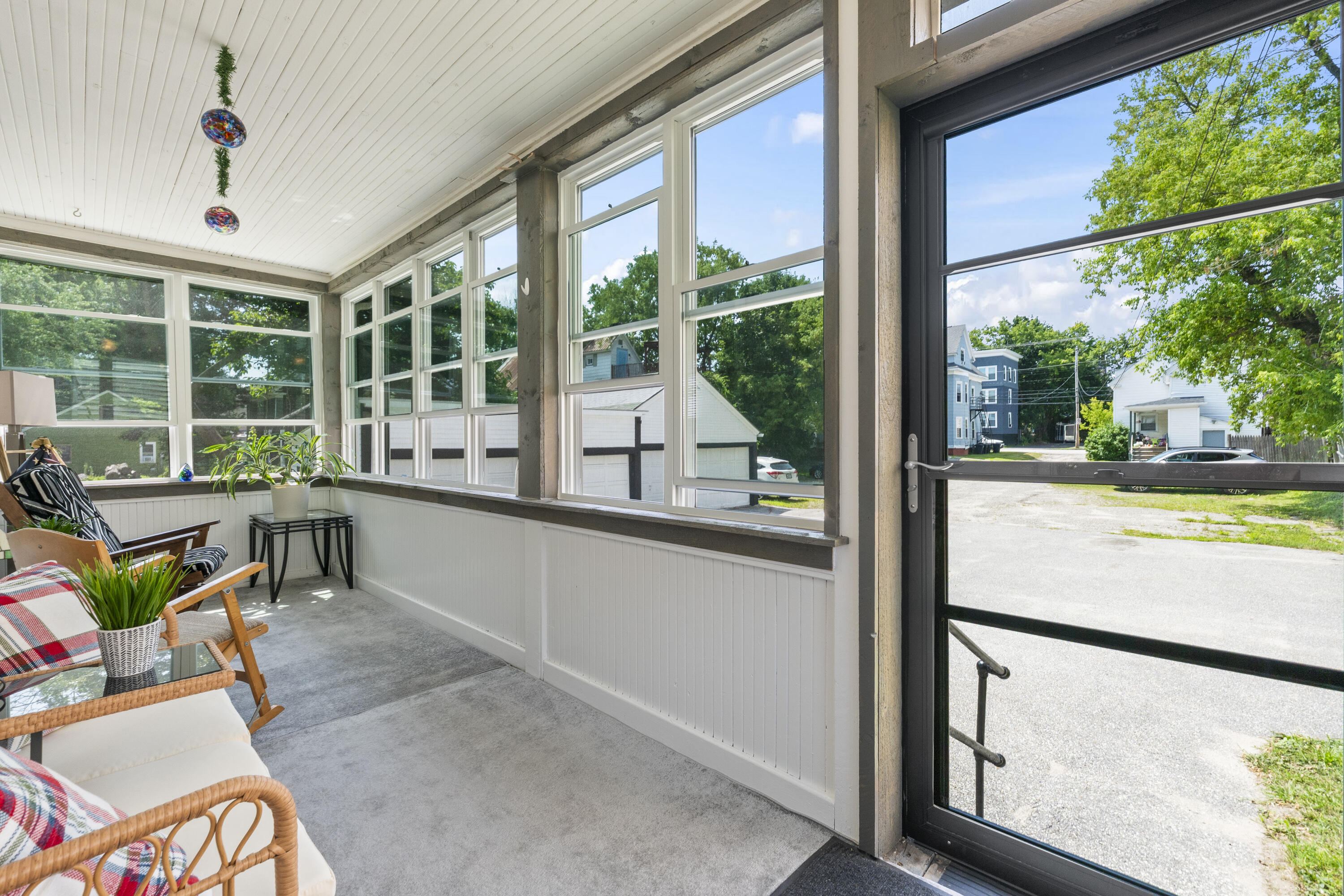 Refurbished front porch