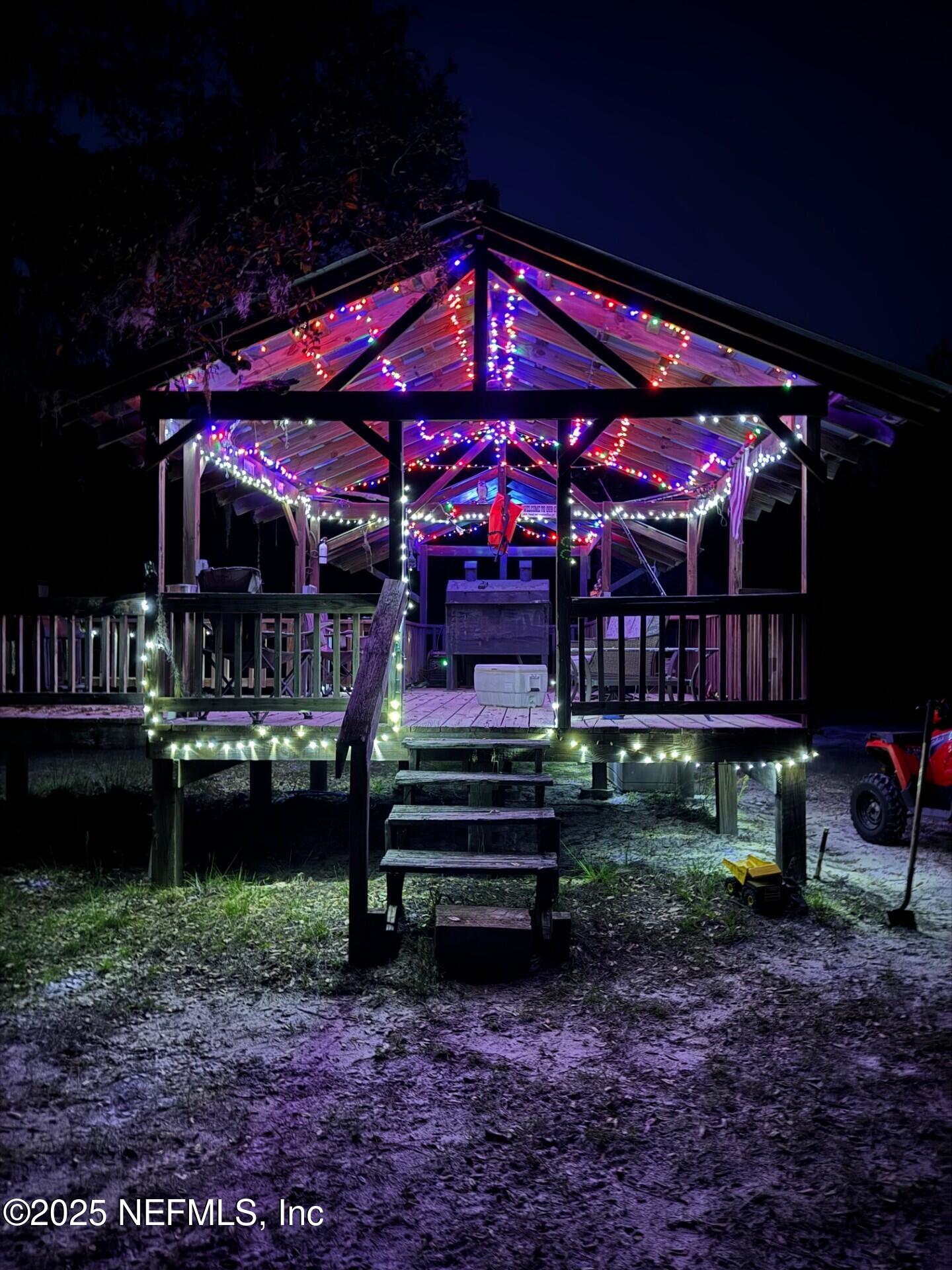 4299 Hawk Haven Road Middleburg, FL 32068 - Photo 12 of 100 Creekside Raised Pavilion at night