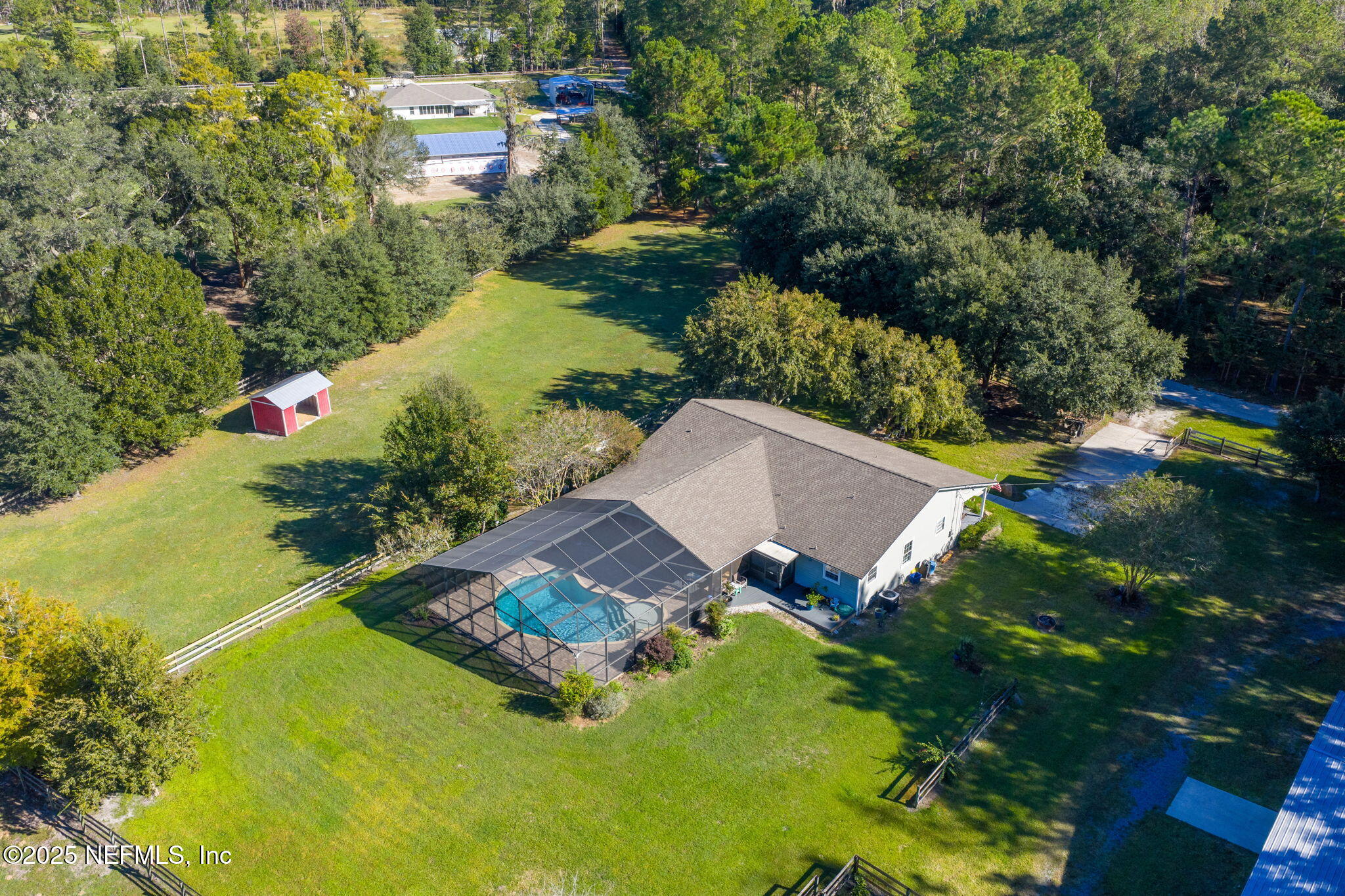 4299 Hawk Haven Road Middleburg, FL 32068 - Photo 80 of 100 Aerial View of Home