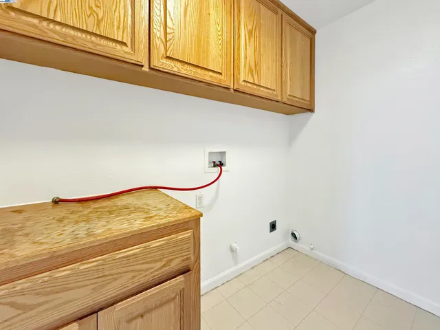 a view of a room with rack on the wall