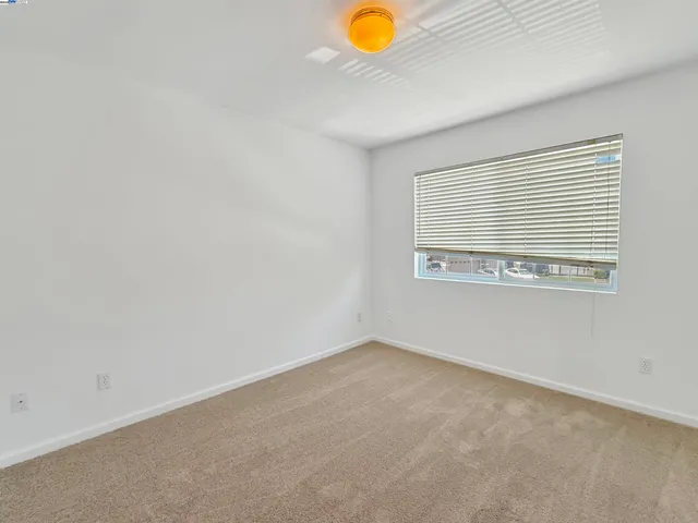 an empty room with an entryway