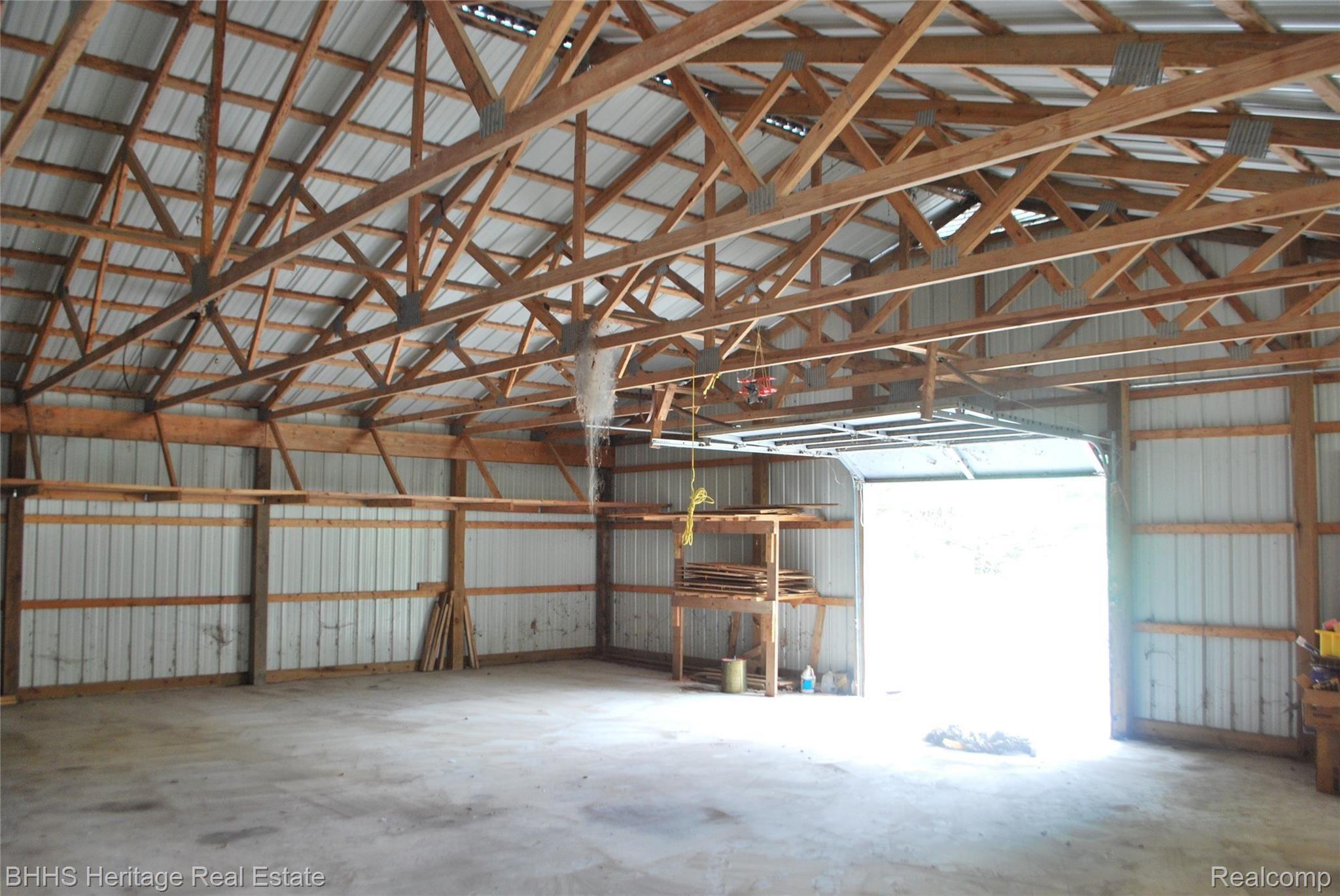 10899 West Allen Road Fowlerville, MI 48836 - Photo 21 of 31 Inside the pole building